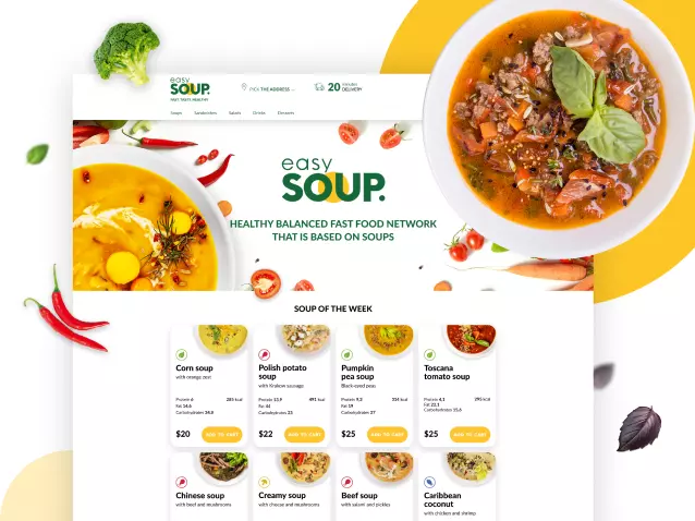 Easy Soup - Food ordering platform